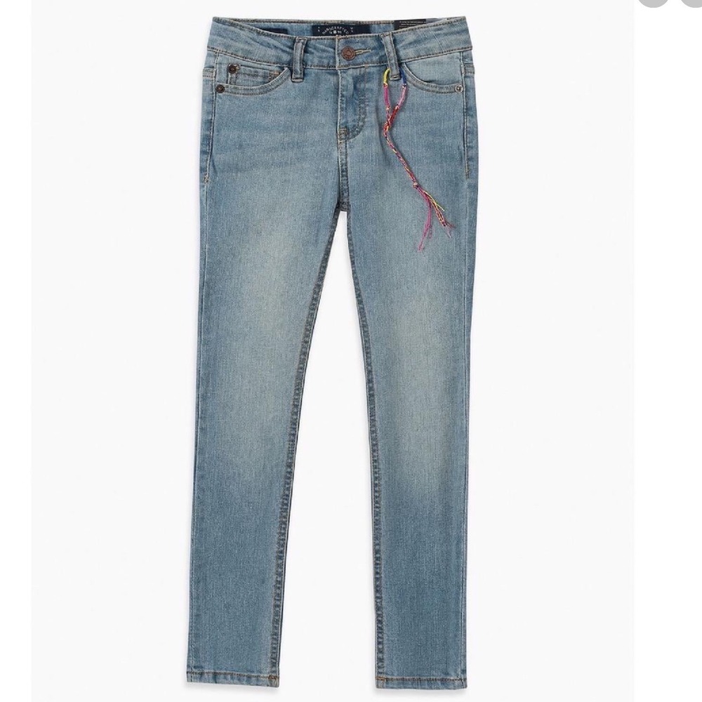 Lucky Brand Zoe Skinny Jeans Girls Size‎ 6 Light Wash PreLoved